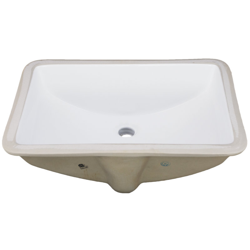 The Wholesale Sink Source Continental Trench Ceramic/Vitreous China Rectangular Undermount
